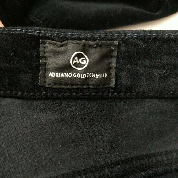 Adriano Goldschmied AG Stevie Slim Ankle Jodhpur Corduroy Pants Size 28 Black - Picture 6 of 11